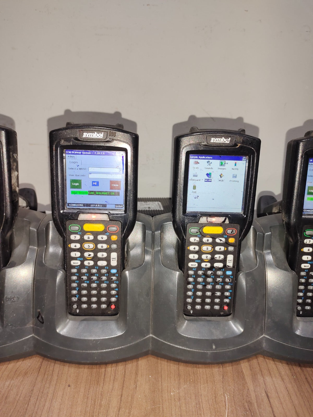Symbol CHS3000-4000C Charging Dock & MC32N0 Barcode Scanner (4 Scanner Guns) - 4