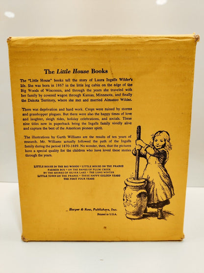 Laura Ingalls Wilder's Little House Books Complete Box Set 1971