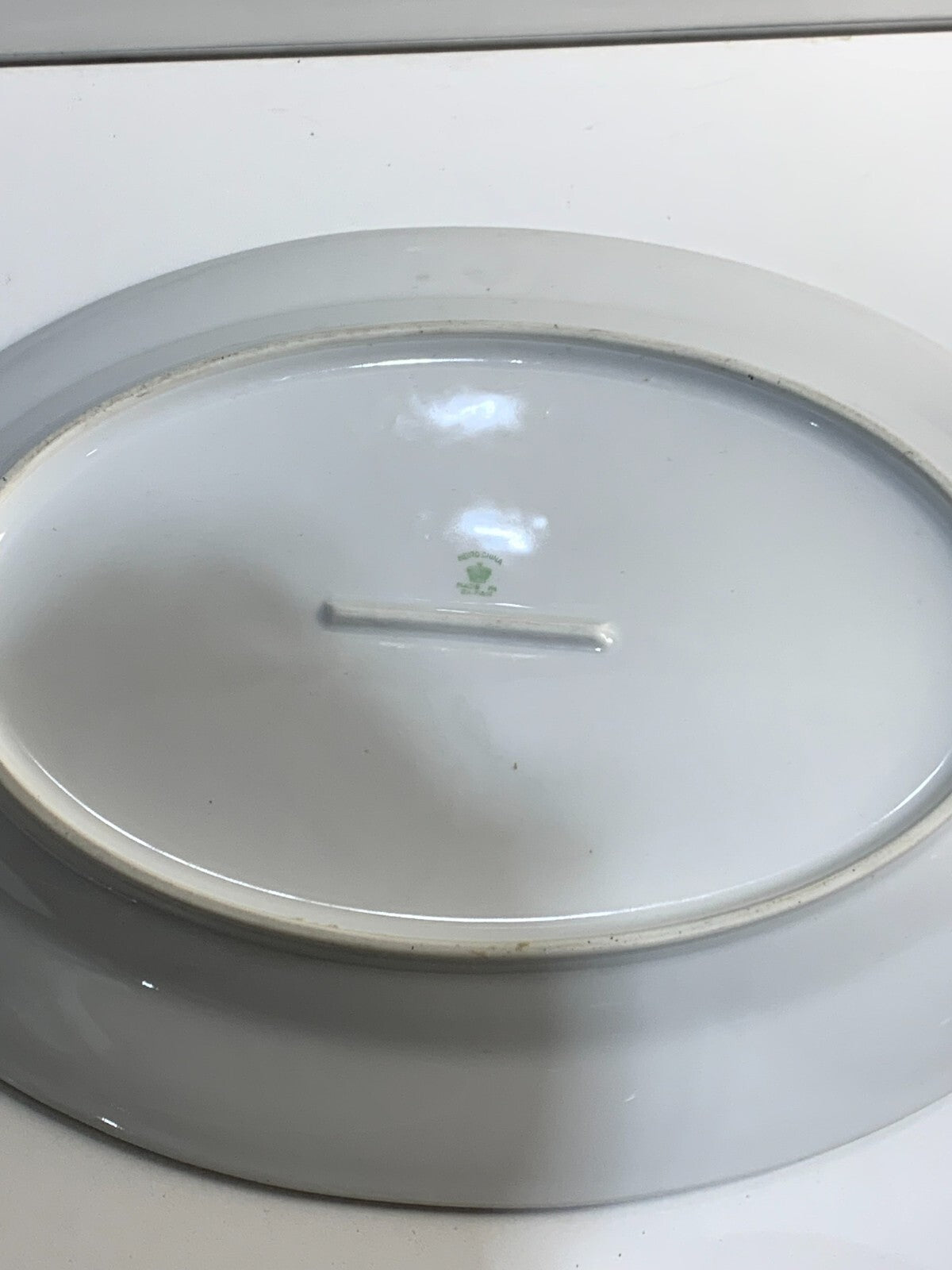 Quite vintage (1930s) Meito, Nagoya Seito Sho MEI626 Bridal Roses turkey platter