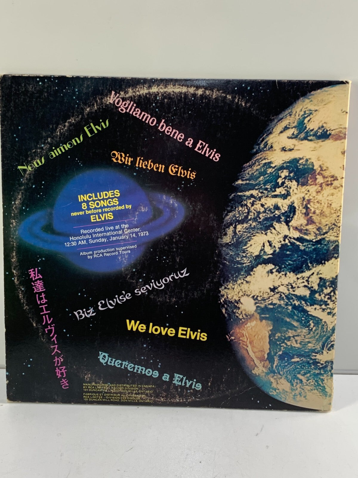 Elvis Presley Aloha from Hawaii Via Satellite Double Album LP VPSX-6089 Gatefold