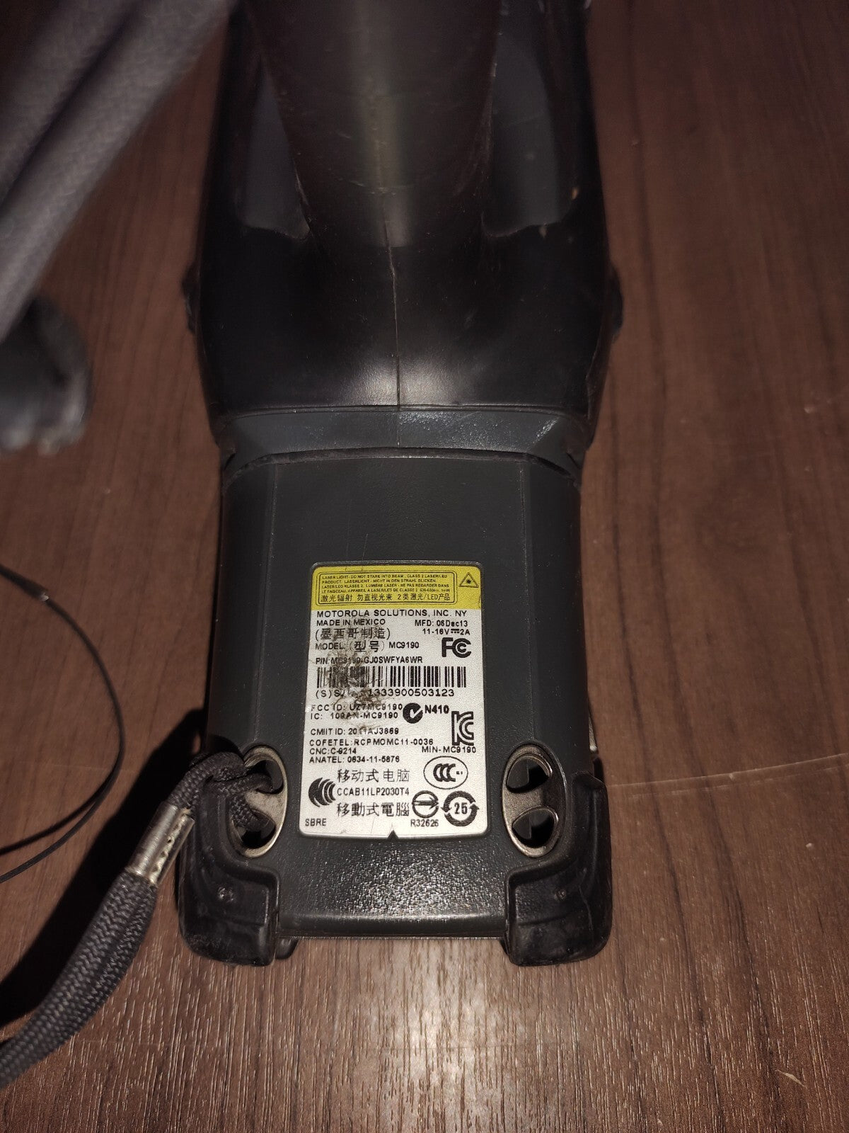 Motorola MC9190-GJ0SWEQA6WR Barcode Scanner LORAX 1D Windows Mobile 6.5 - 1