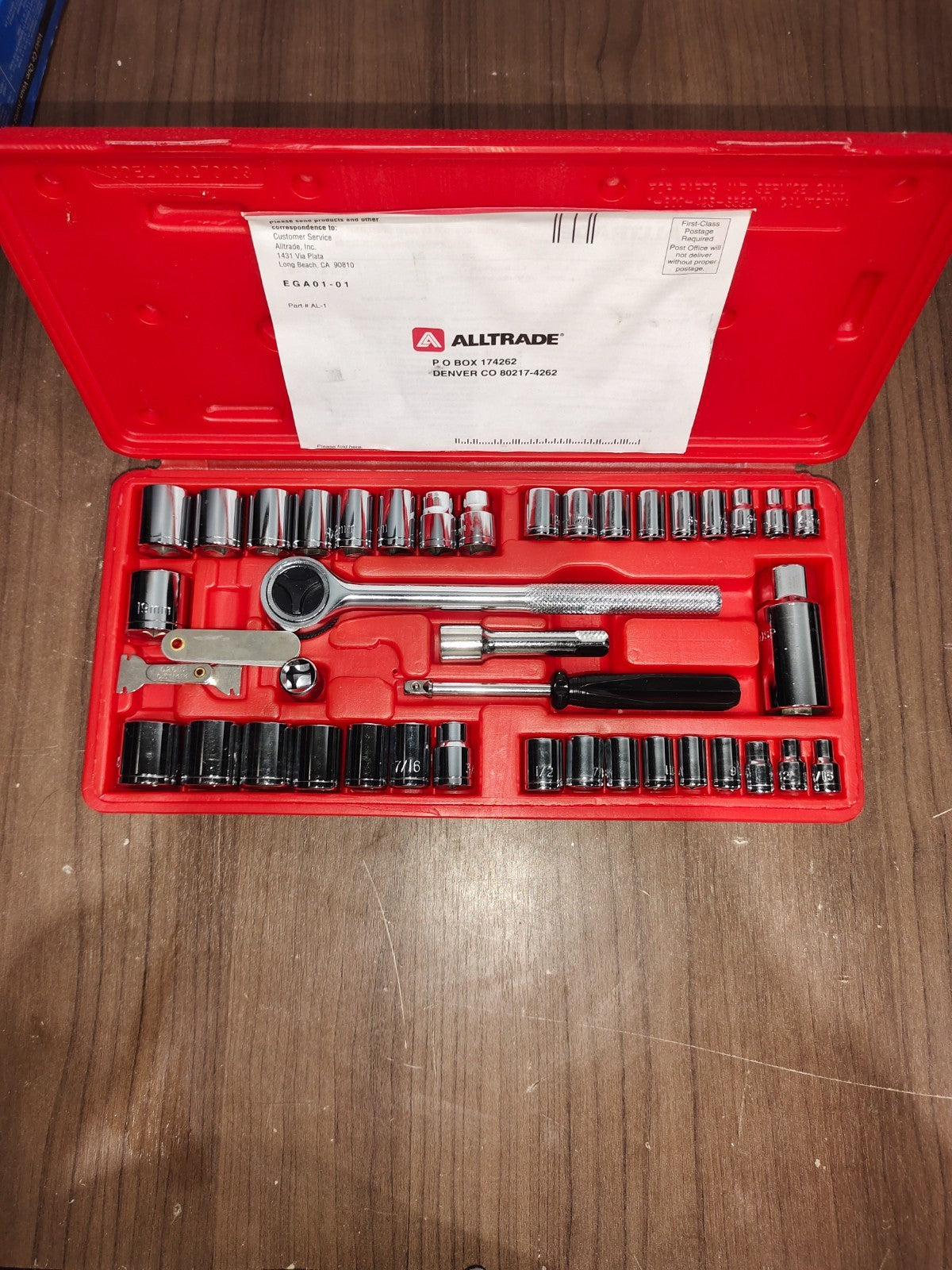 AllTrade 43 Pieces - Sae And Metric Socket Set