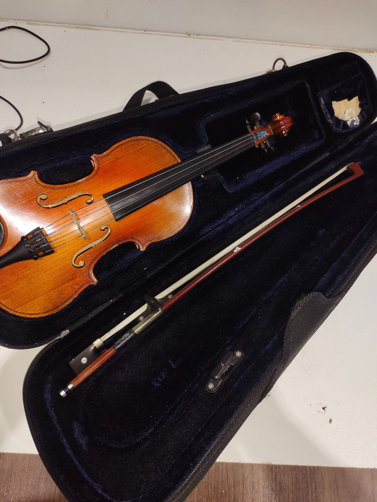 Collectible Rare Vintage Violin With Case