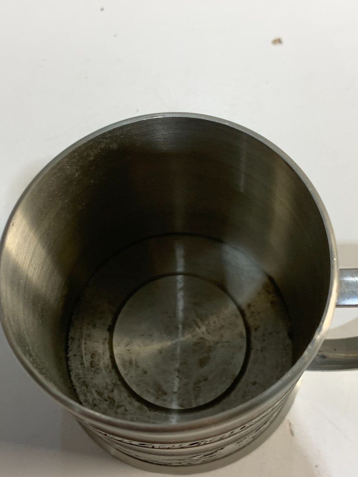Vintage Embossed Pewter Mug by ERAWAN PEWTER (Thailand)