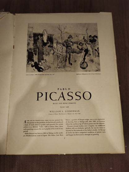 Vintage Rare Collectible - An Abrams Art Book - Picasso