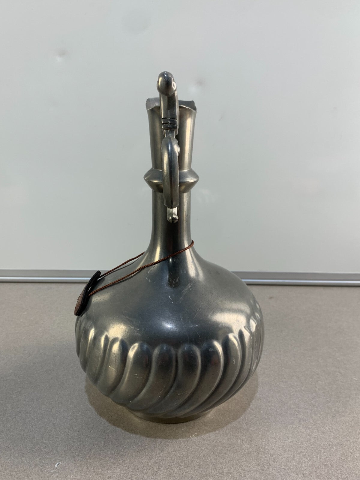 Antique carafe ewer reines zinn edeltin pure pewter real pewter Holland