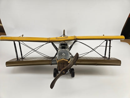 Vintage WW2 Plane Die-Cast Hand-Crafted Airplane WW2 18"