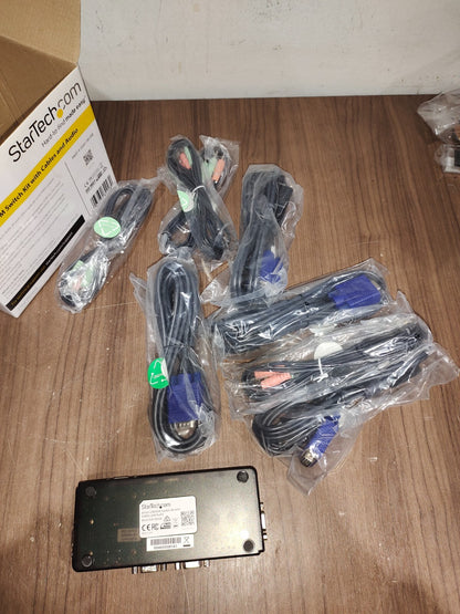 StarTech 4 Port Black USB KVM Switch - SV411KUSB