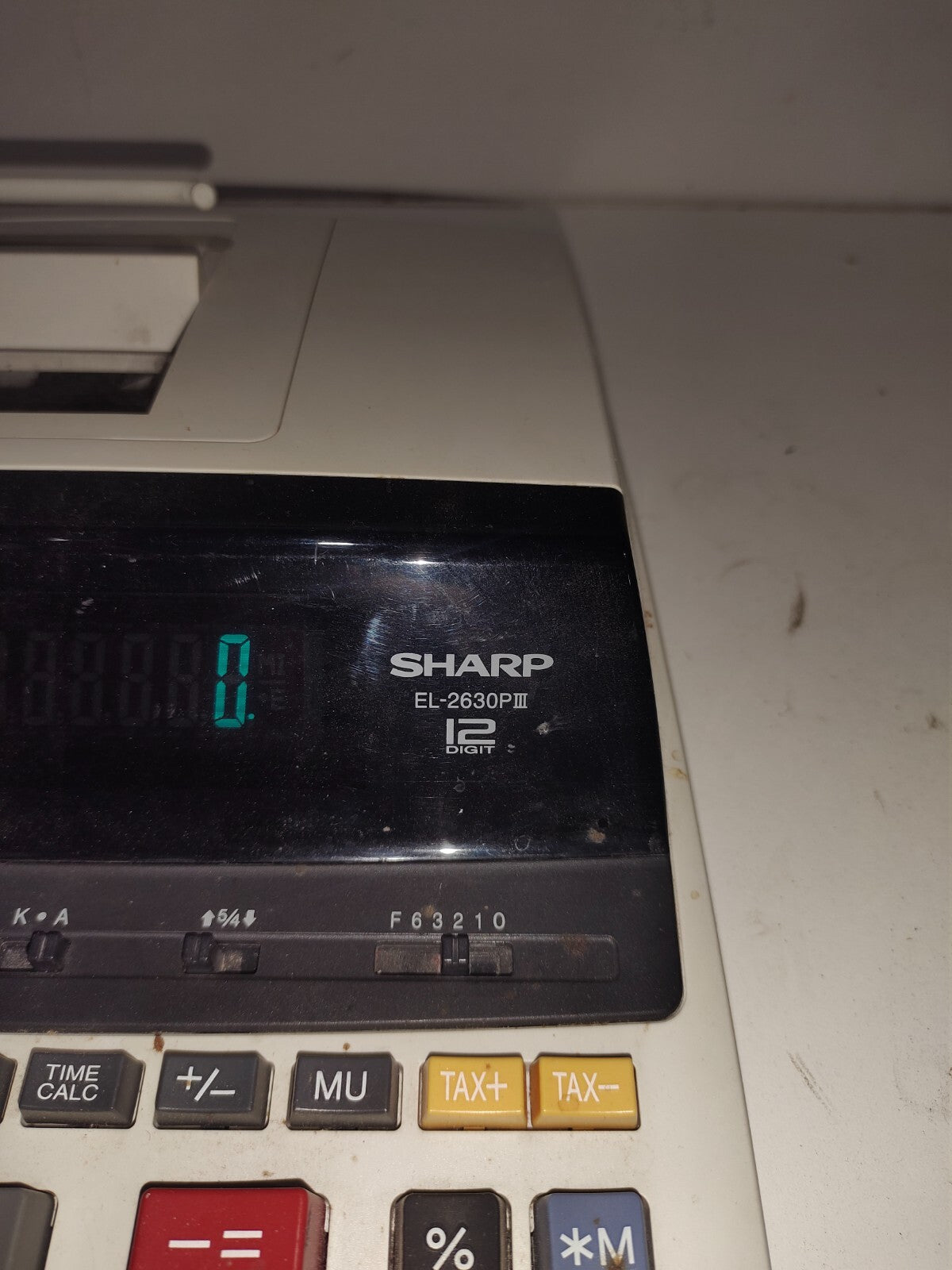 Sharp EL-2630P III Electronic Printing Calculator  High-Speed Ribbon Printer