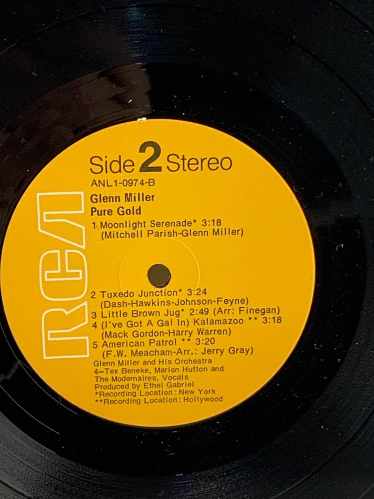 Glenn Miller - Pure Gold RCA -ANL1-0974(e) Vinyl, LP, Compilation Shrink Wrapped