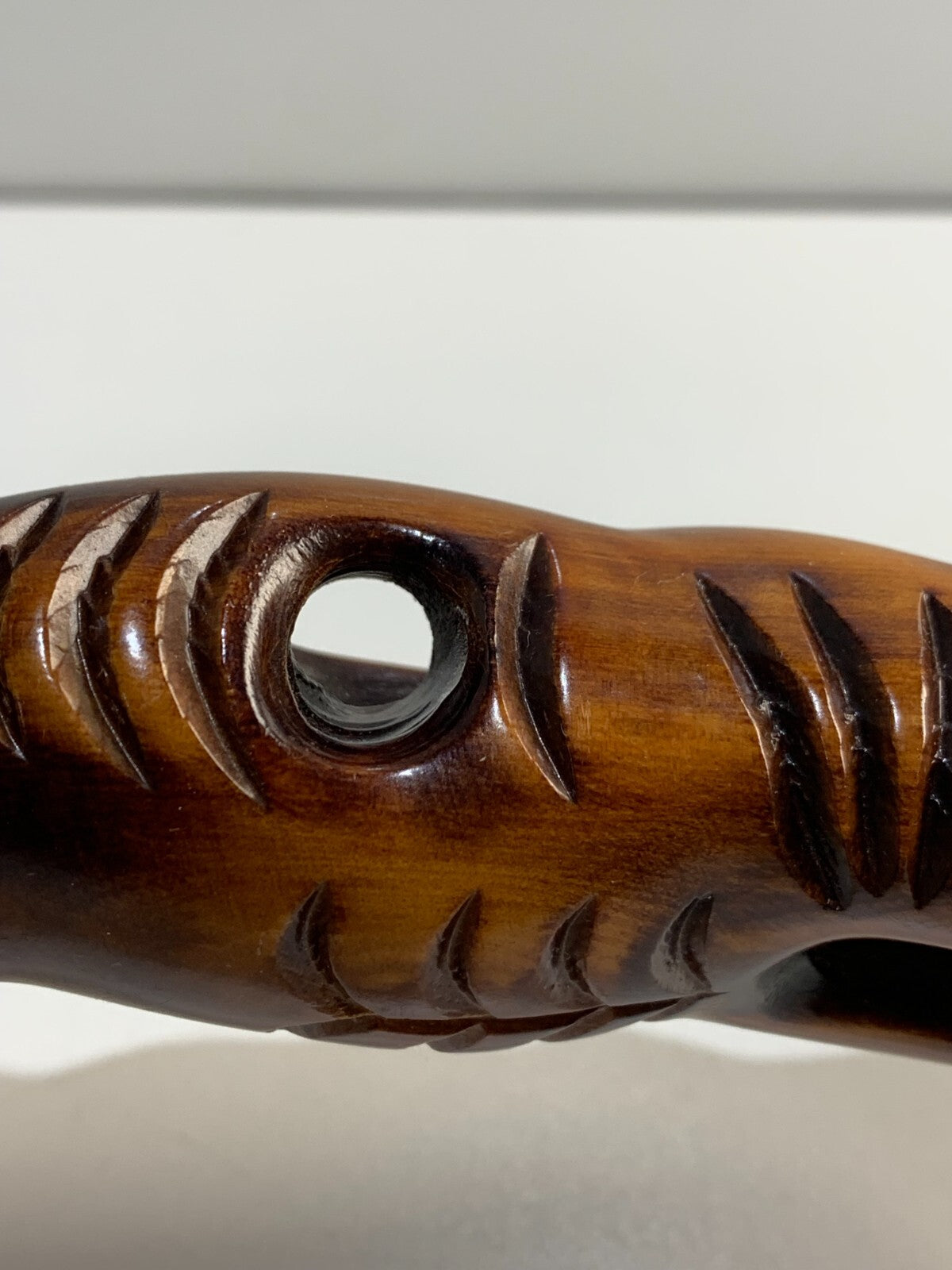 Vintage Carved Wood Tiki Bar Statue Maori New Zealand Polynesian Art