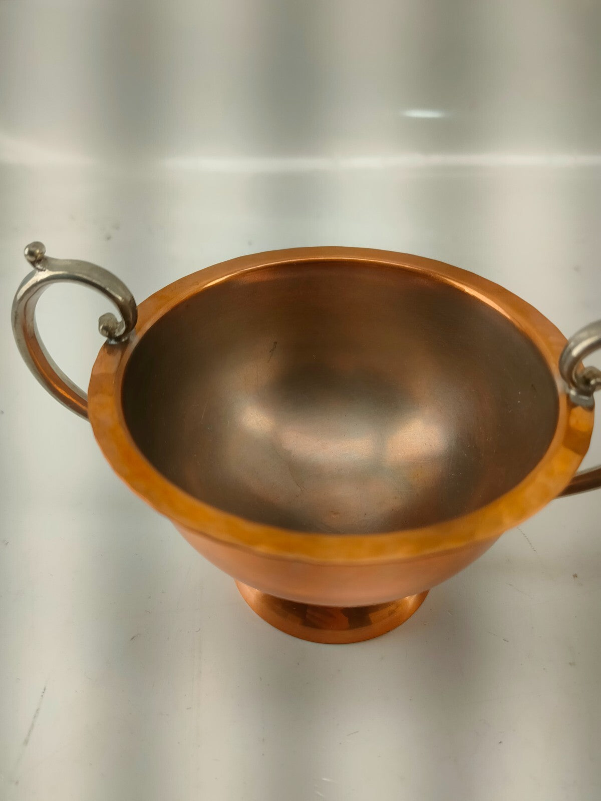 Vintage Flemish Copper TEA Set, Copper Tea pot W/ Matching Creamer & Sugar Bowl