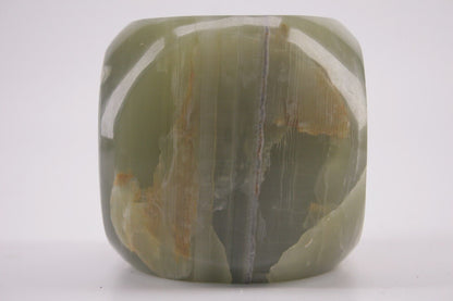 5 lbs rounded cube Green Mineral Specimen