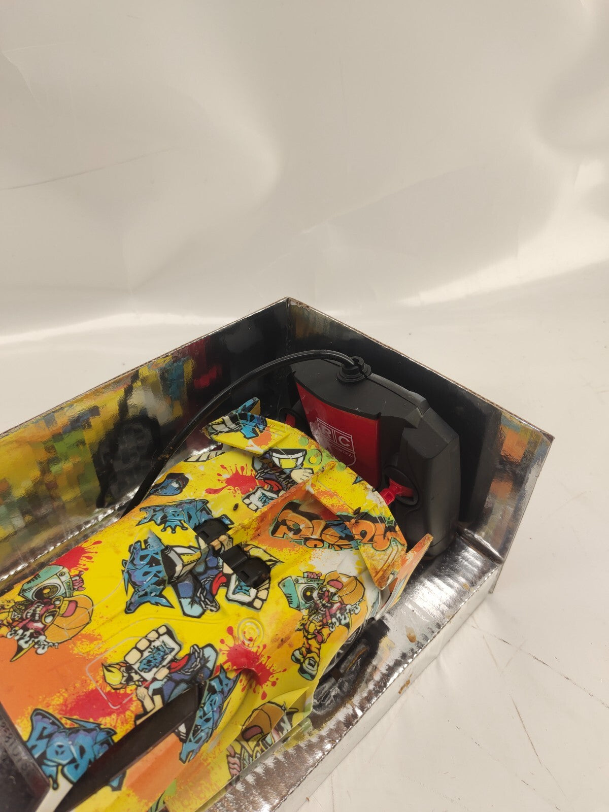 Yellow - Graffiti Models Car Unborn Collectible RC Car - Bugatti