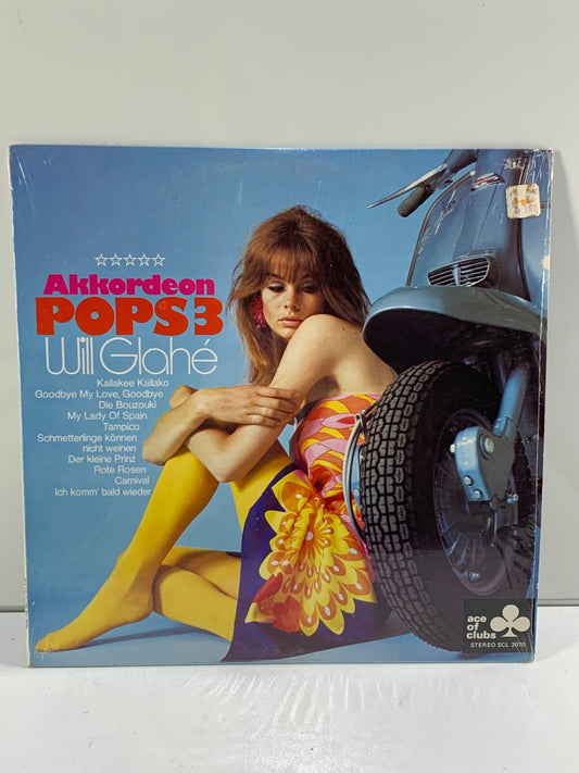 Will Glahé - Akkordeon Pops 3 (LP), Shrink wrapped.