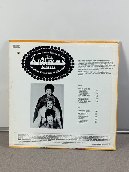 33 Rpm Lp The Andrews Sisters - Don't Sit Under The Apple Tree - SPC-3094