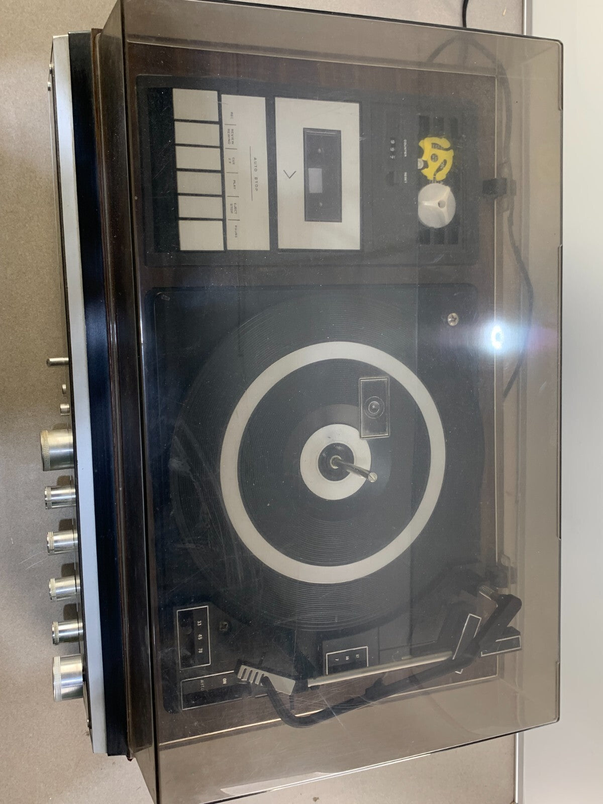 1981 ZENITH IS-4031 Integrated Stereo System TURNTABLE w/CASSETTE- Vintage!