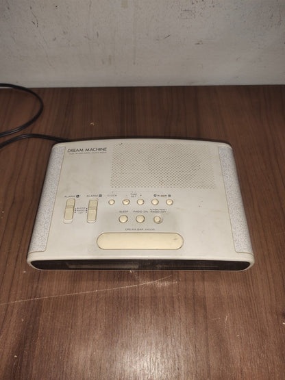 Vintage Sony Dream Machine ICF-C420 Dual Alarm AM/FM Clock Radio - White