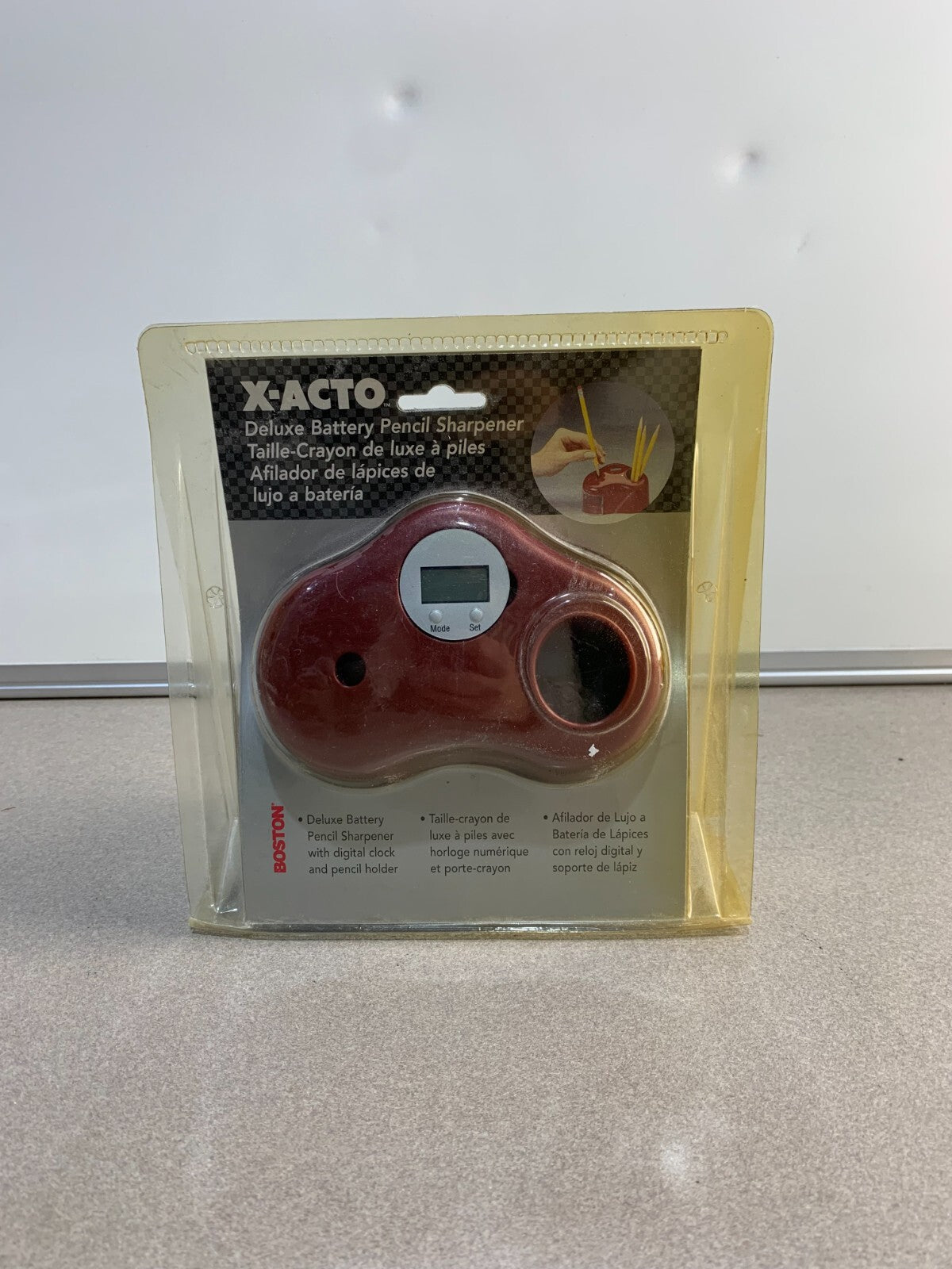 X-Acto Deluxe Battery Pencil Sharpener (Red)