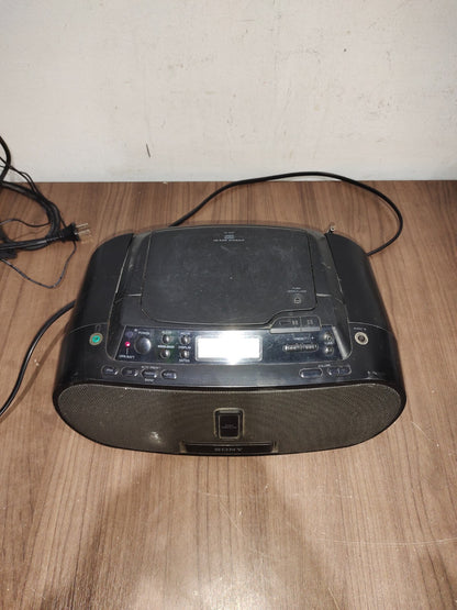 Sony ZS-S2iP CD-Player Radio iPod Dock Boombox CD-R RW Playback