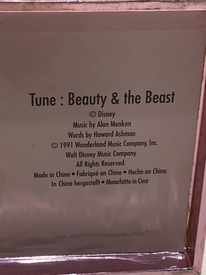 DISNEY BEAUTY & BEAST AURORA JEWELRY MUSIC BOX