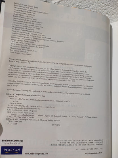 Becker's World of the Cell by Gregory Paul Bertoni, Lewis J. Kleinsmith and Jeff