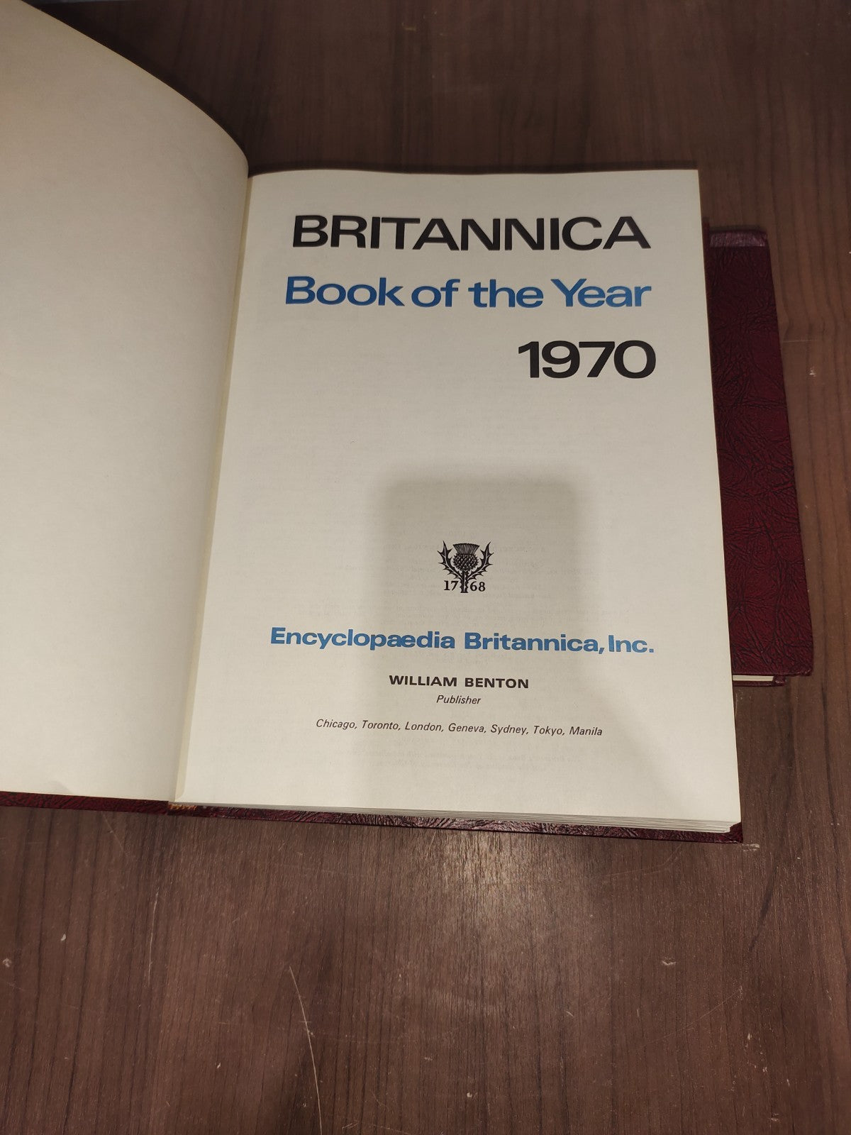 Encyclopedia Britannica Book Year - Set of 3 (1969-1970-1971)