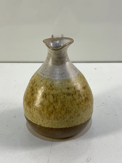 Woodfired Pottery Pitcher with Melted Glass