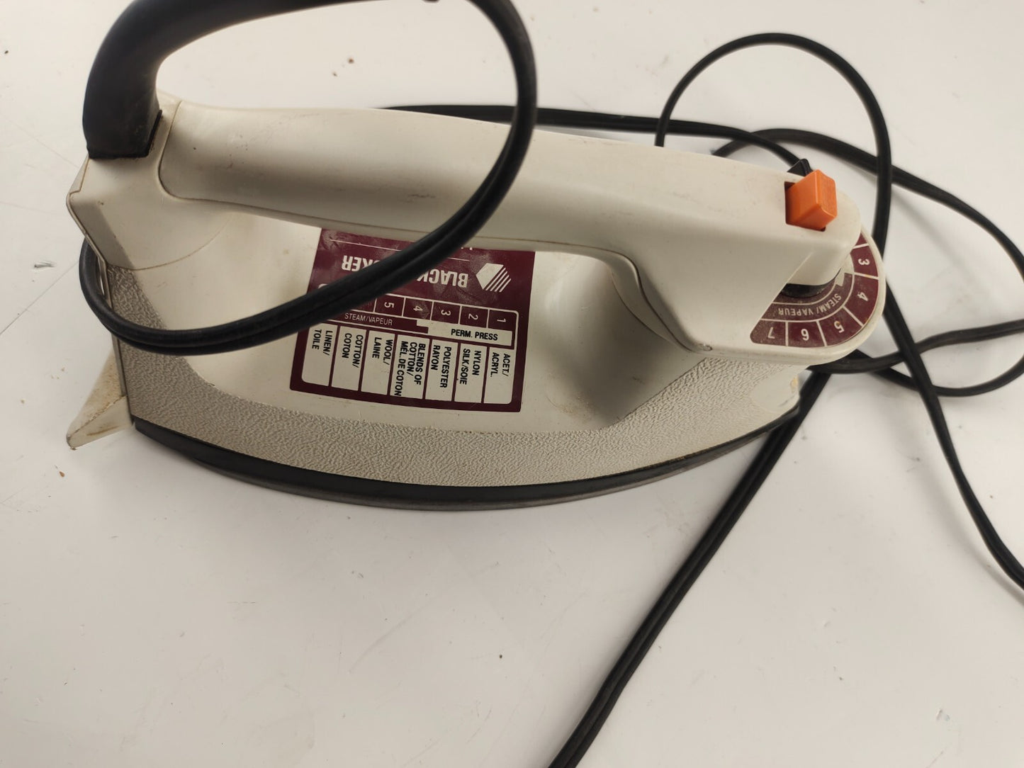 Vintage Black and Decker Classic Heavy Duty Iron