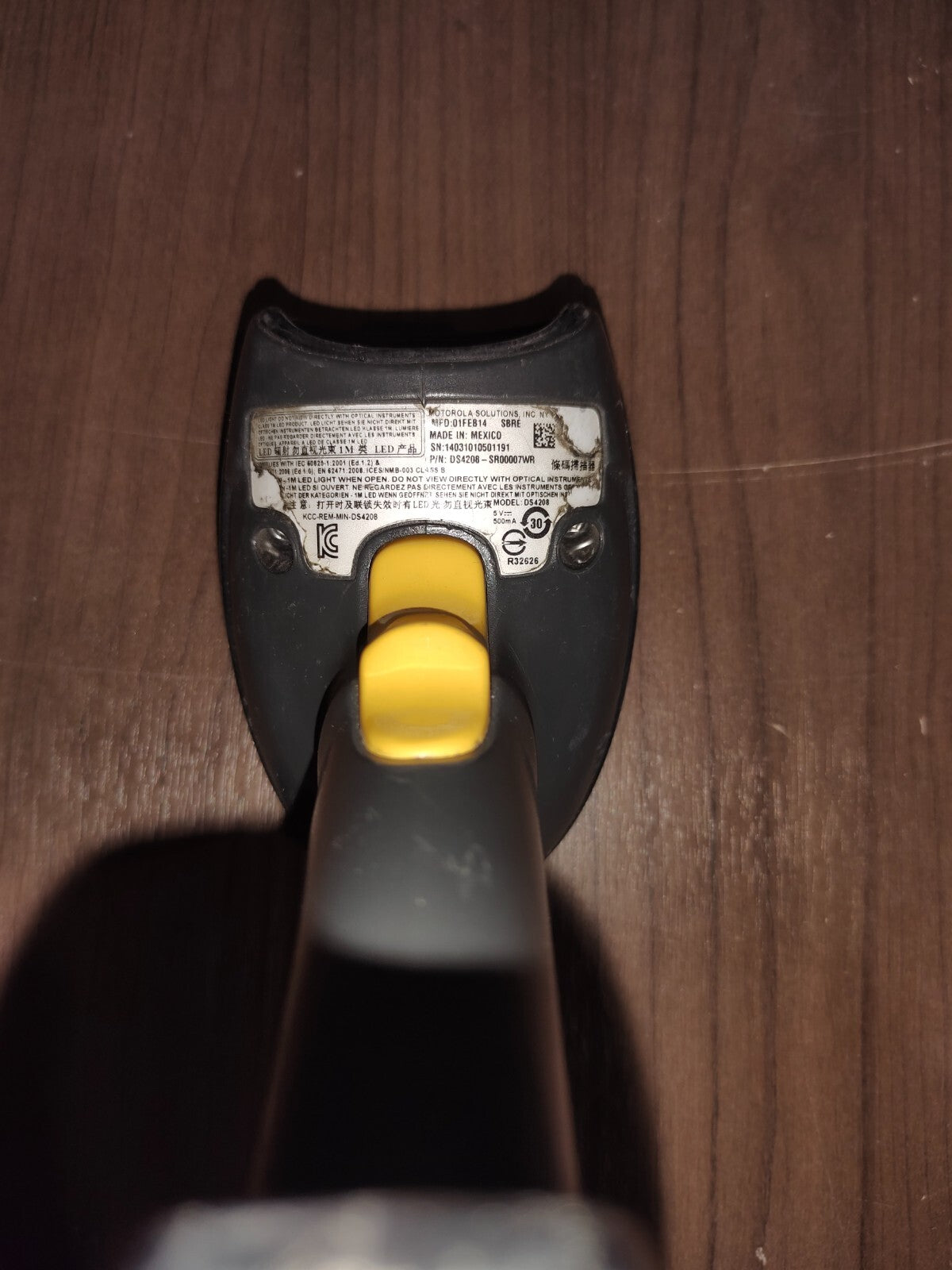 Motorola DS4208-SR00007WR Handheld USB Barcode Scanner