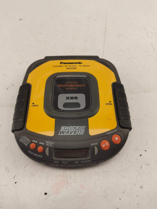 Panasonic SL-SW404 Shock Wave Mash Yellow CD Player