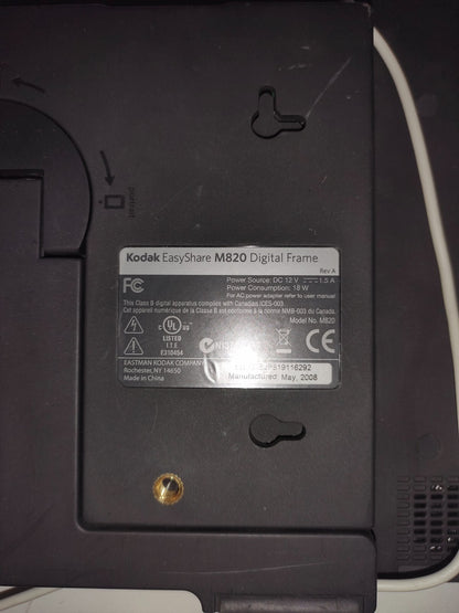 Kodak EasyShare M820 8" Digital Picture Frame