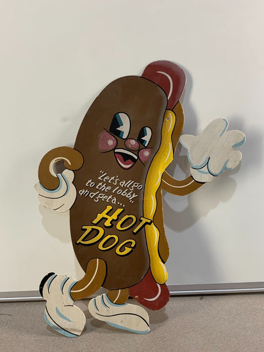 "Let's All Go To The Lobby and Get a...Hot Dog" Tin Sign