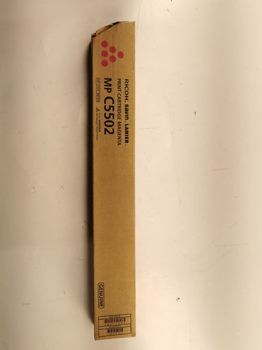 Genuine Ricoh MP C5502 Magenta Print Cartridge EDP Code 841753