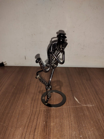 Scrap Metal Art, Figurine welded from nuts and Bolts