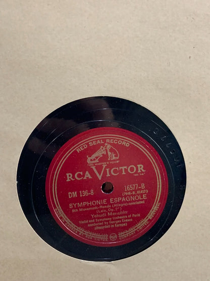 Georges Enesco - Symphonie Espagnole - RCA Victor DM136 EX