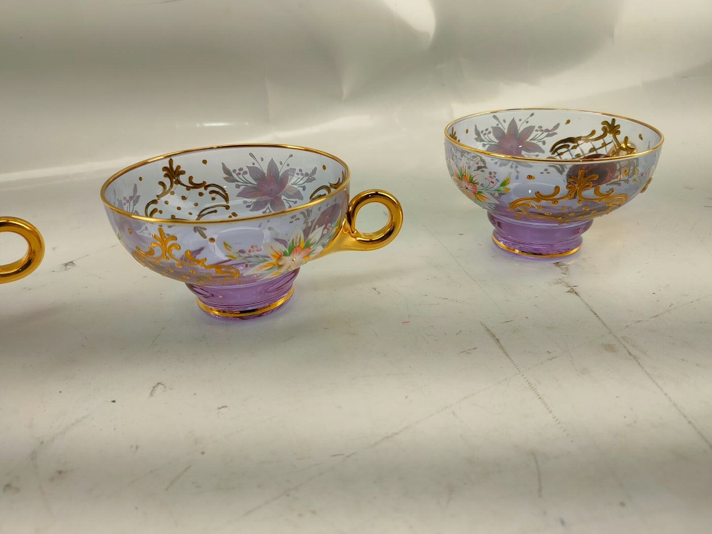 Vintage set of 5 Coffee Tea cup
