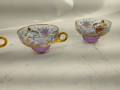 Vintage set of 5 Coffee Tea cup