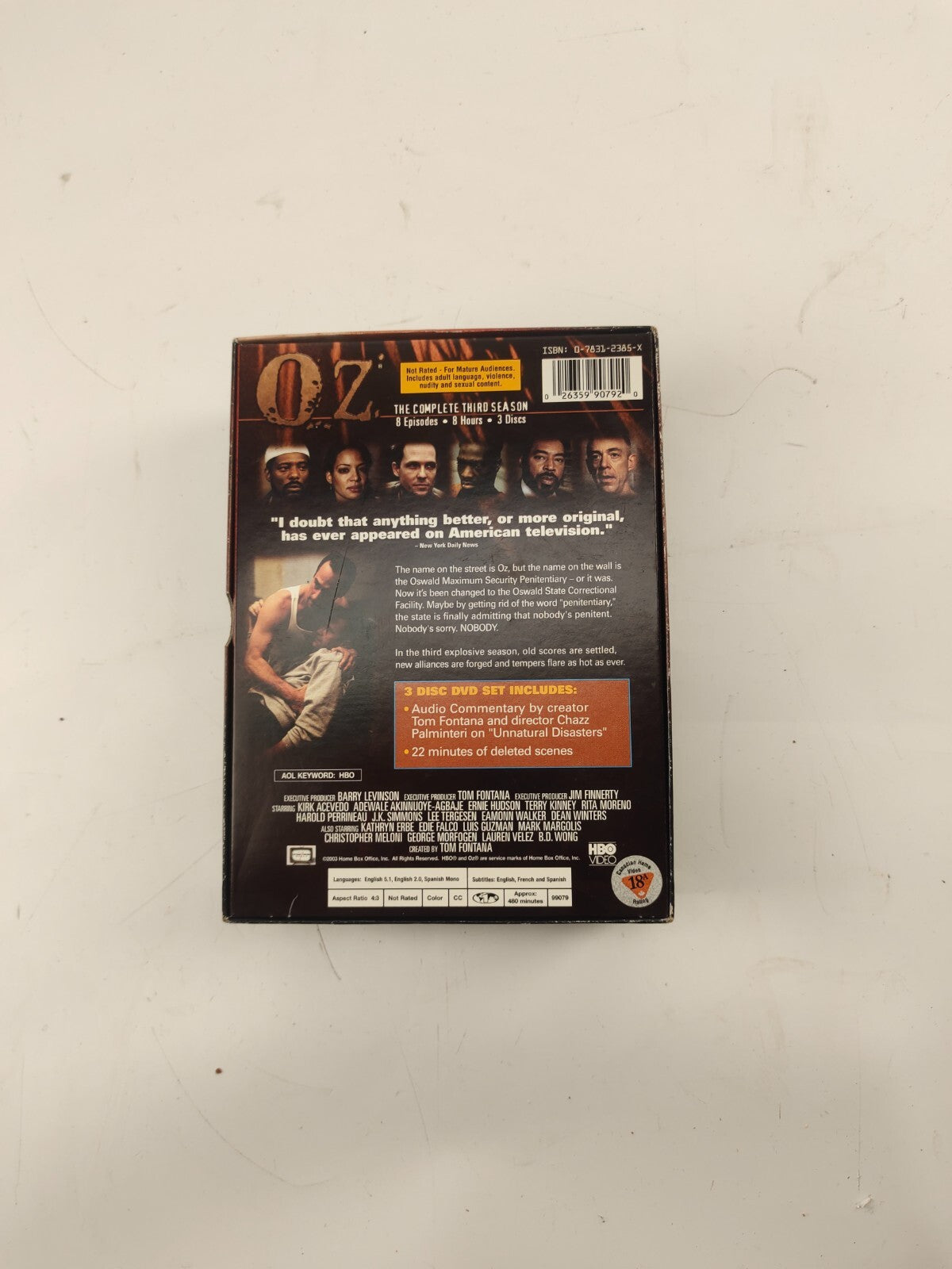 Oz: Season 1-3 DVD Set