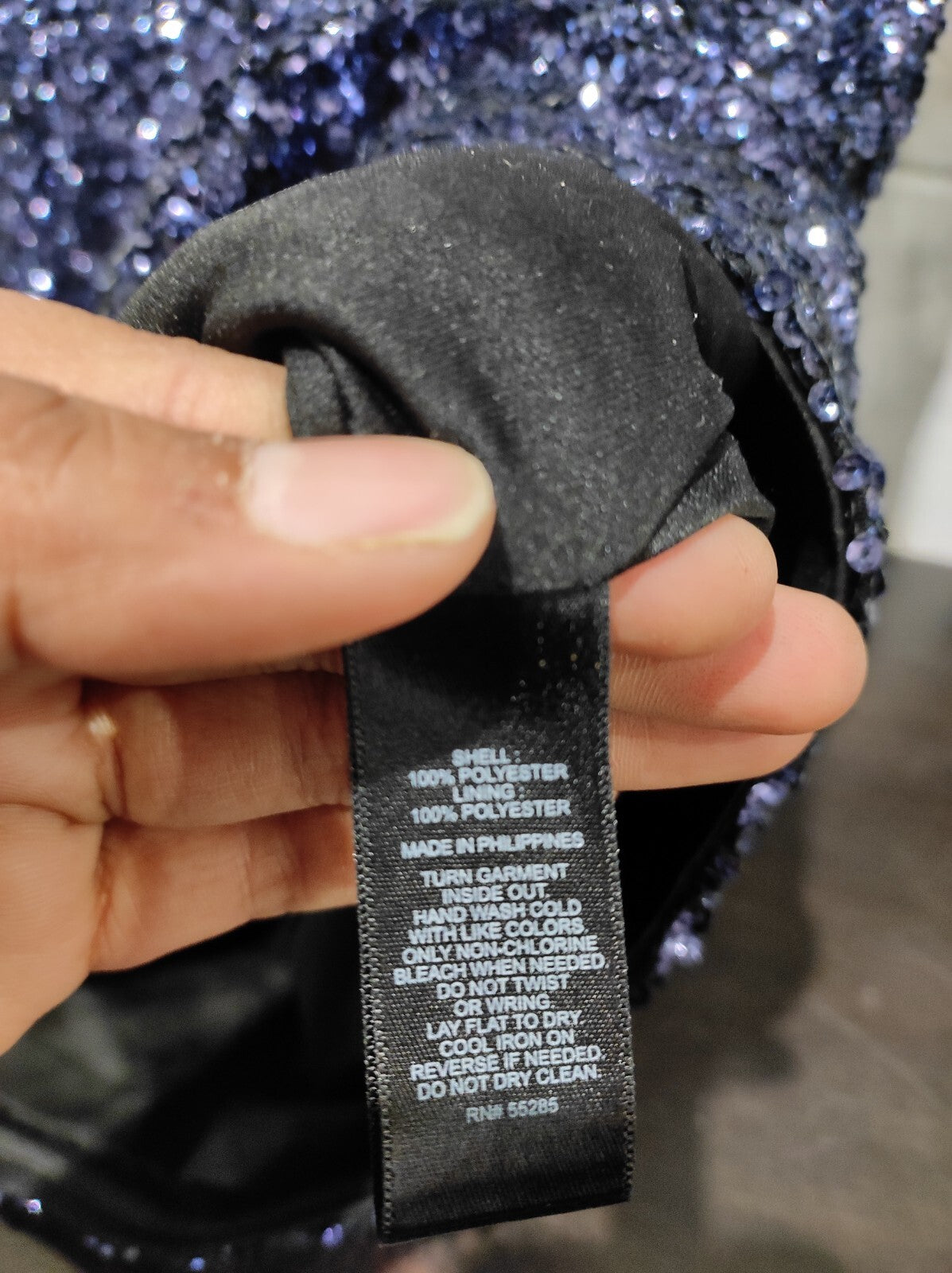 Express Sequin V-neck Mini Party Dress