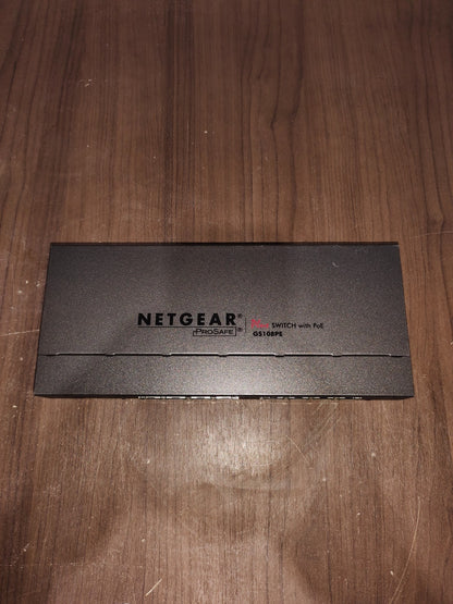 NETGEAR ProSafe 8-Port Ethernet Plus Switch With 4 Port POE - Model - GS108PE
