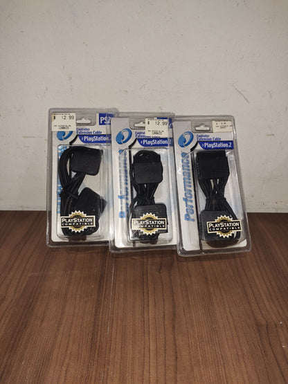 PlayStation 2 Controller Extension Cables MadCatz InterAct - Set of 3