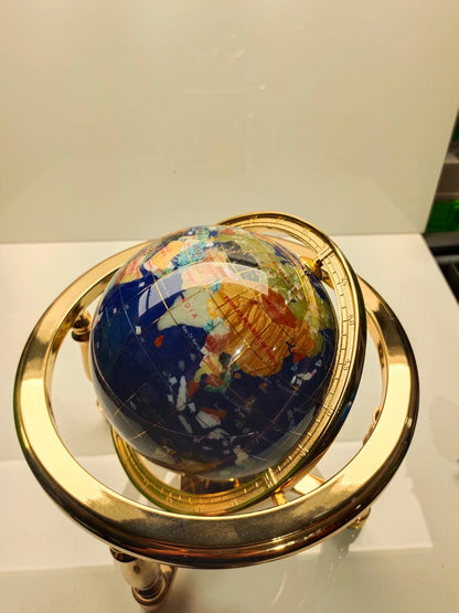 Blue Lapis 8" inches Gemstone Globe