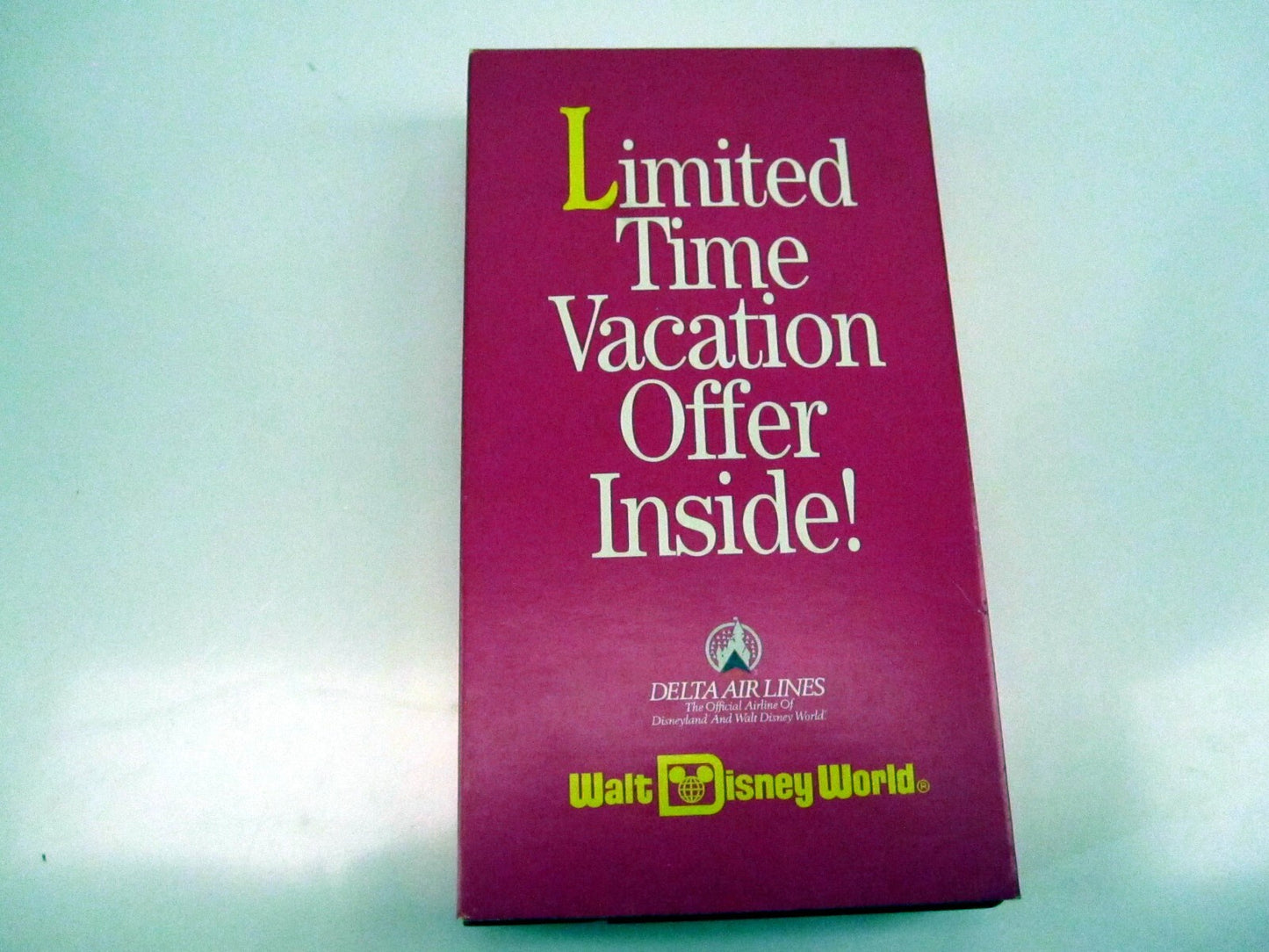 Vintage Walt Disney Vacation Planning Tape Goofy