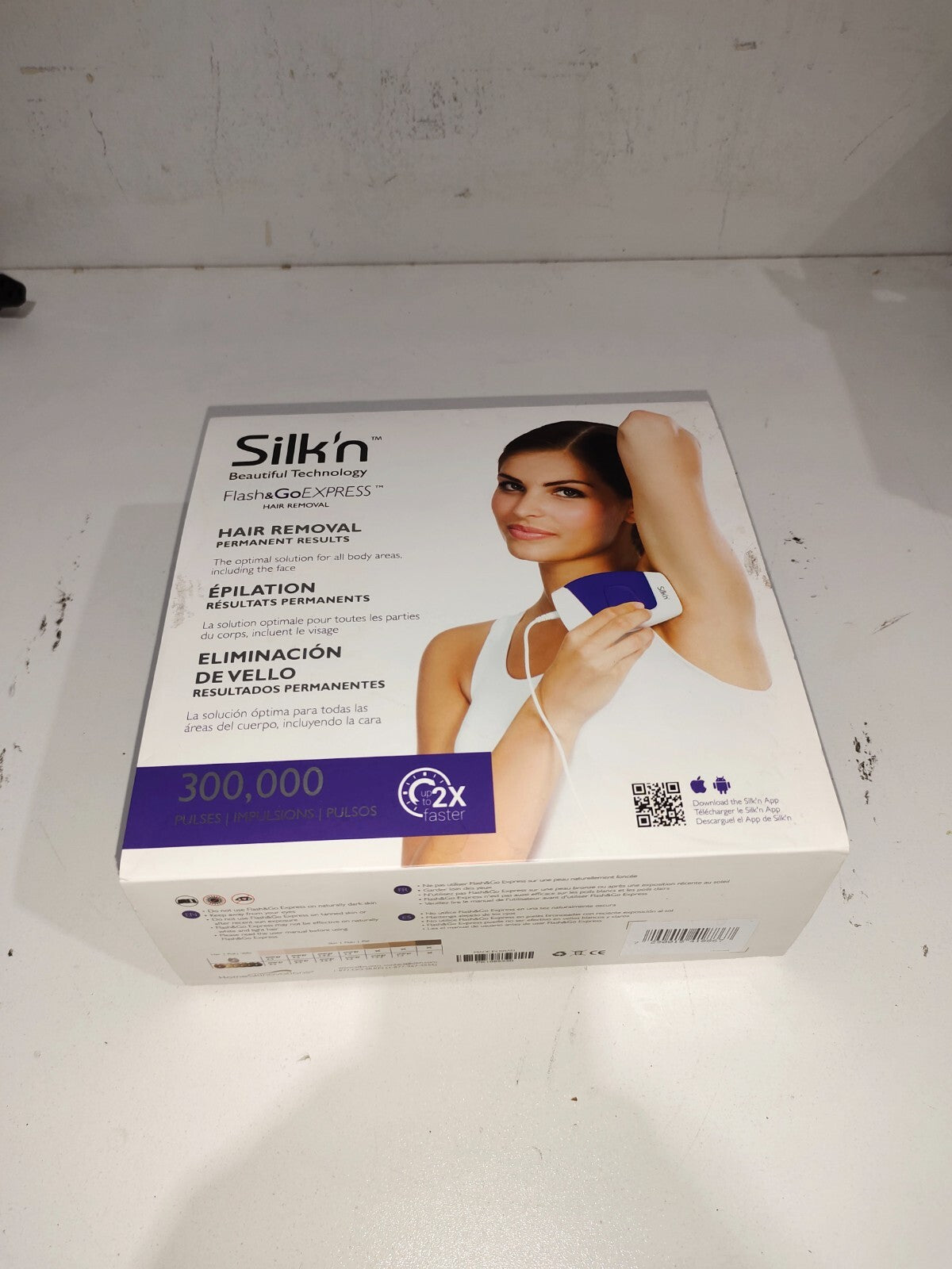 Silk'n Bella Glide Flash&Go Express Permanent Laser Hair Removal