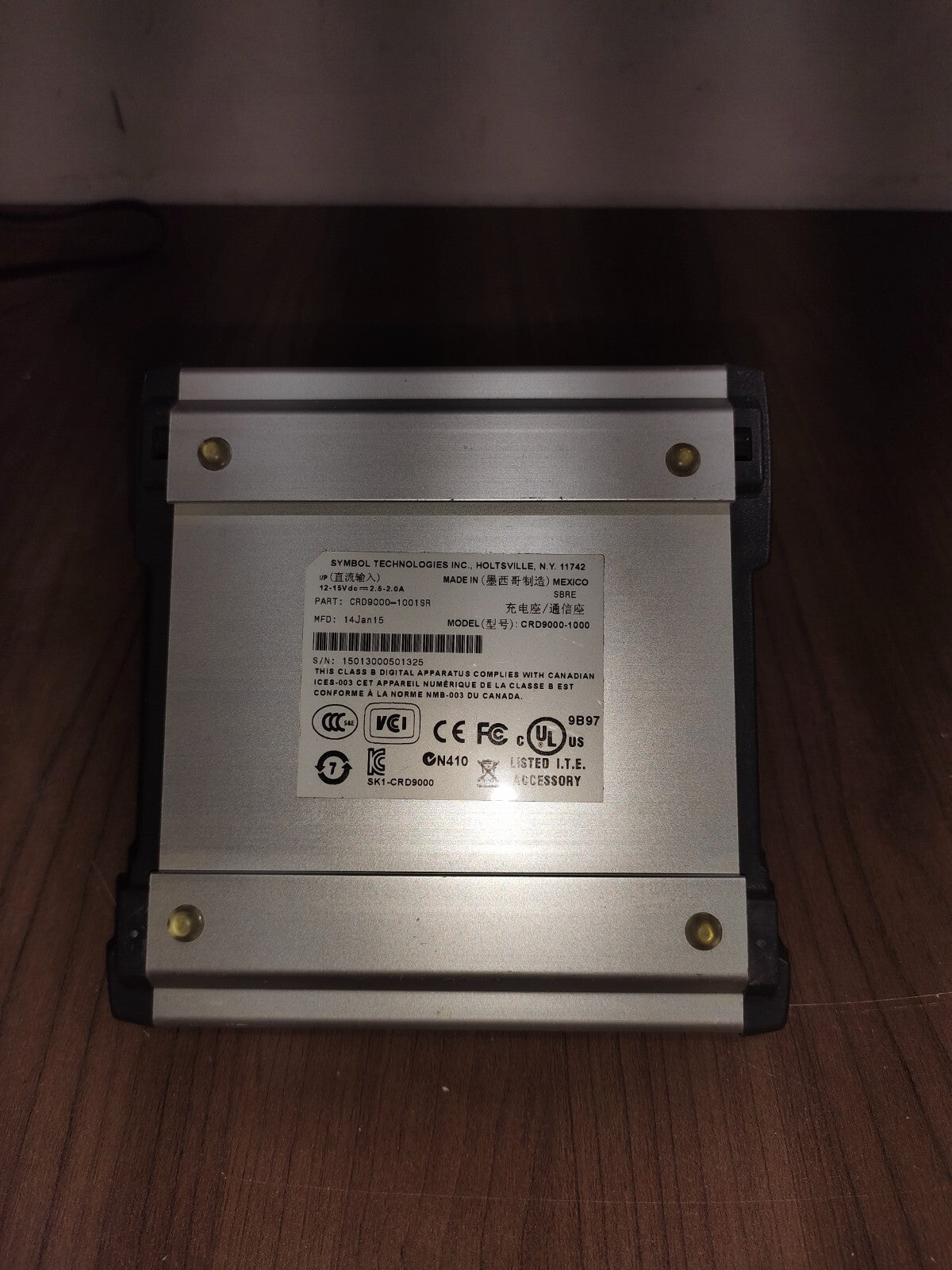 Symbol CRD9000-1001SR CRD9000-1000 USB Charging Cradle