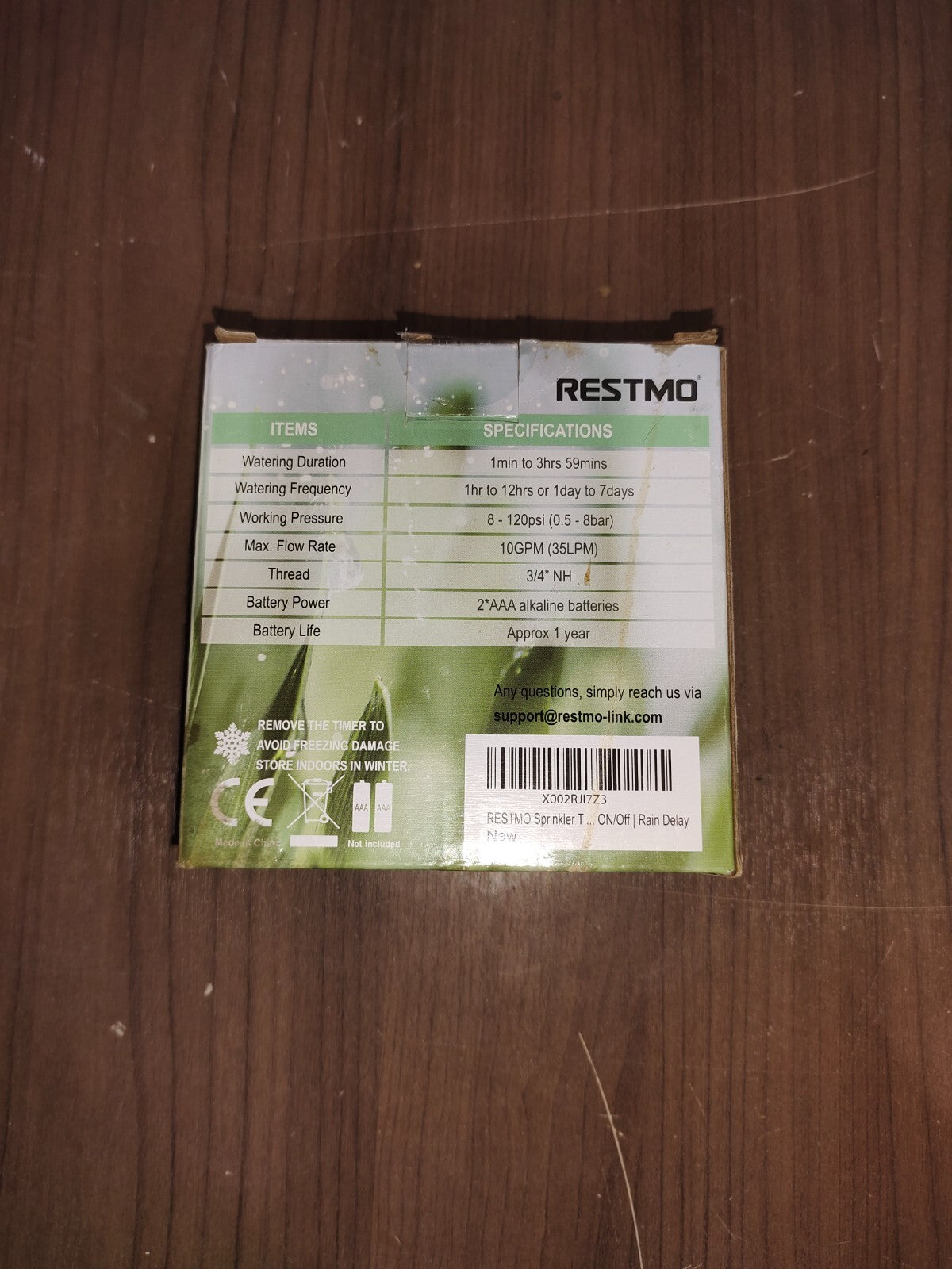 Restmo Mini Digital Water Timer Model O-HT-3