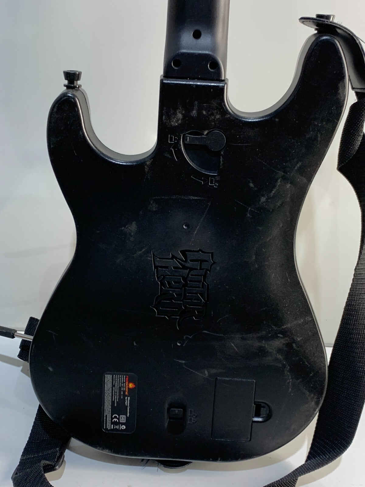 Guitar Hero Wood Red Wood Rock Band Controller Strap Playstation PS3