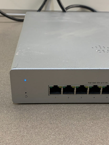 Cisco Meraki MS120-8FP-HW 8-Port 1GbE PoE Switch