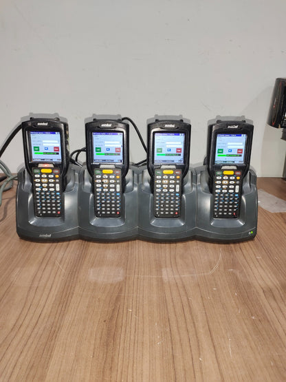 Symbol CHS3000-4000C Charging Dock & MC32N0 Barcode Scanner (4 Scanner Guns)